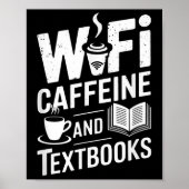 Wifi Caffeine And Textbooks  Poster (Voorkant)