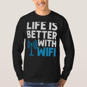 Wifi het Wachtwoord van Internet van de Router cit T-shirt