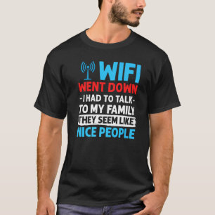 Wifi het Wachtwoord van Internet van de Router cit T-shirt