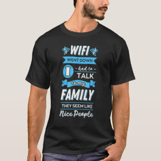 Wifi het Wachtwoord van Internet van de Router cit T-shirt