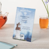 WiFi Internet-wachtwoord - Rentelingverlichting - Reclamebord Met Voetstuk (Insitu)