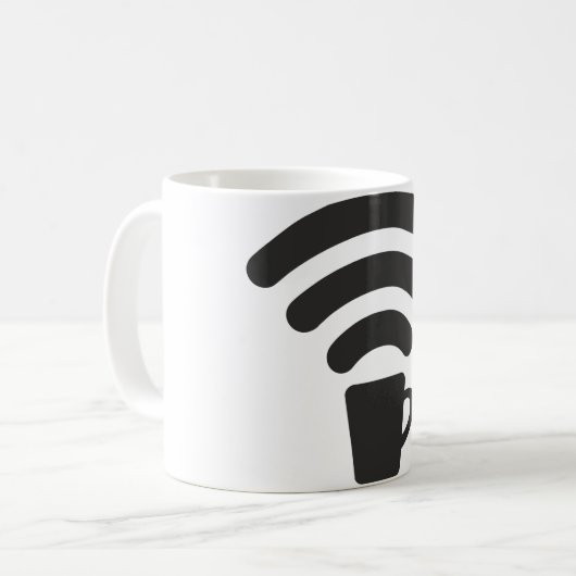 WiFi Koffiemok (Voorkant links)