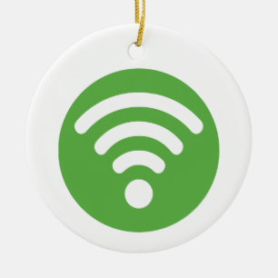 WiFi-Logo Keramisch Ornament