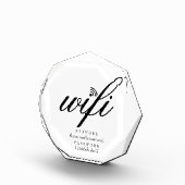 Wifi-netwerk- en wachtwoordcode fotoblokken (Rechts)