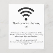 WiFi-netwerk | QR-code internetscan om verbinding  Flyer (Achterkant)