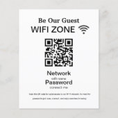 WiFi-netwerk | QR-code internetscan om verbinding  Flyer (Voorkant)