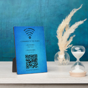 WiFi-netwerk QR-code internetscan om verbinding Fotoplaat