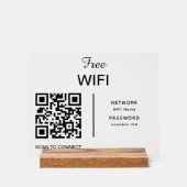 WiFi netwerk QR-codescan om moderne verbindingen t Acryl Bord (Voorkant)