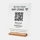 Wifi Network | QR Code Internet Scan to Connect (Angle)