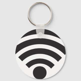 Wifi network symbol sleutelhanger
