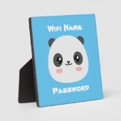 Wifi Panda Fotoplaat (Voorkant)