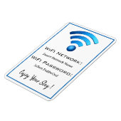wifi password details magneet (Linkerzijde)