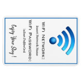 wifi password details magneet (Horizontaal)