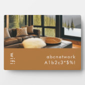 Wifi Password Sign Foto Plaque Fotoplaat (voorkant)