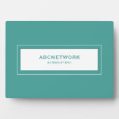 Wifi Password Sign Turqouise Fotoplaat (voorkant)