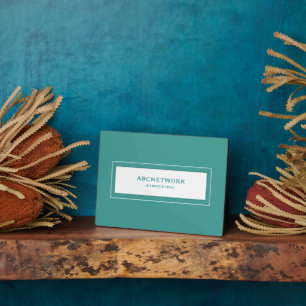 Wifi Password Sign Turqouise Fotoplaat