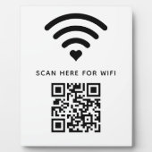 WiFi QR Code Scan om zelfklevende verbinding te ma Fotoplaat (Voorkant)