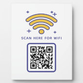 WiFi QR Code Scan om zelfklevende verbinding te ma Fotoplaat (Voorkant)