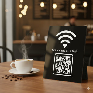WiFi QR Code Scan om zelfklevende verbinding te ma Fotoplaat