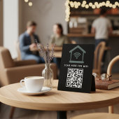 WiFi QR Code Scan om zelfklevende verbinding te ma Fotoplaat