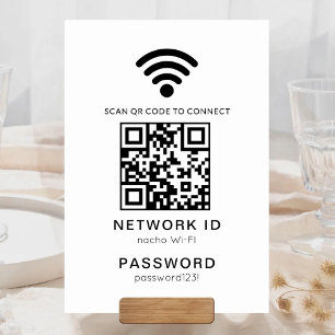 WiFi QR Code Scanner Gast WiFi Wachtwoord Kaart