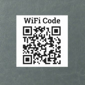 WiFi QR Code Sticker