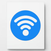 Wifi-symbool Fotoplaat (Voorkant)