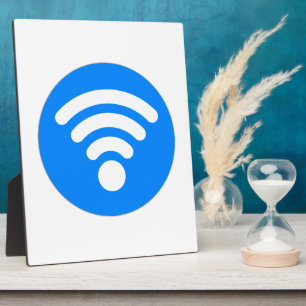 Wifi-symbool Fotoplaat