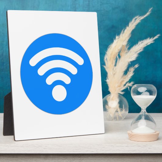 Wifi-symbool Fotoplaat (Zijkant)