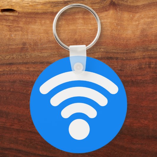 Wifi-symbool Sleutelhanger (Voorkant)