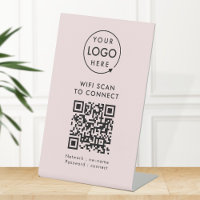 WiFi Tafelbord Signaal | QR Code Scannen om te Ver