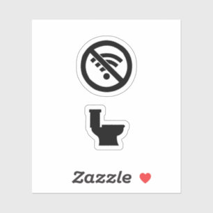 Wifi-vrije zone sticker