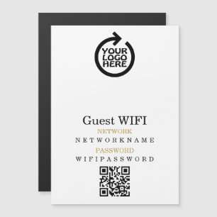 Wifi Wachtwoord Logo Netwerk Gepersonaliseerde QR-