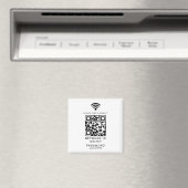WiFi Wachtwoord QR Code Scanner Gast WiFi Wachtwoo Magneet (Insitu (Vaatwasser))