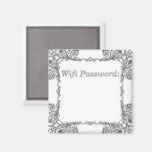 WiFi-wachtwoordmagneet Magneet (Voorkant / Achterkant)