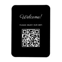 WIFI Welkomstbord met QR-code