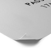 WIFI welkomstQR-code | Geniet van onze Wifi Grey Poster (Hoek)