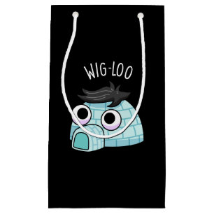 Wig-loo Grappige Iglo Punt Donkere BG Klein Cadeauzakje