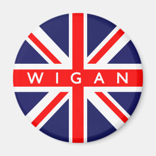 Wigan Britse vlag Magneet