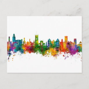 Wigan England Skyline Briefkaart