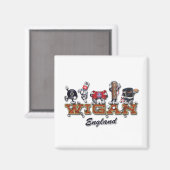 Wigan stripfiguren magneet (Voorkant / Achterkant)