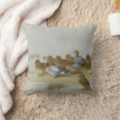 Wigeon en Blauwgroen door de waterkant, Art Kussen (Deken)