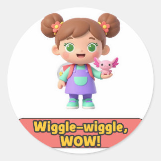 Wiggle Wow Autocollant Drôle pour Enfants
