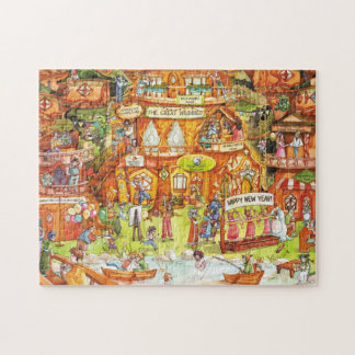 Wiggly Wobbly Wumble Woods Nieuwjaarsdag Legpuzzel
