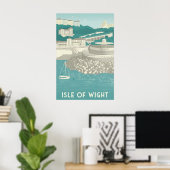 Wight Isle Ventnor Reisposter Poster (Thuiskantoor)