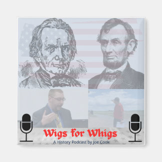 Wigs for Whigs logo magnet Magneet