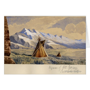 Wigwam van Ute Indians, Salt Lake City