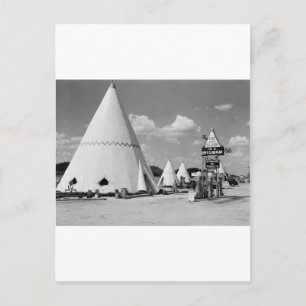 Wigwam Village, Cave City, Kentucky: 1940 Briefkaart