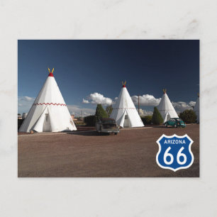 Wigwam Village Motel Route 66 Holbrook, Arizona Po Briefkaart