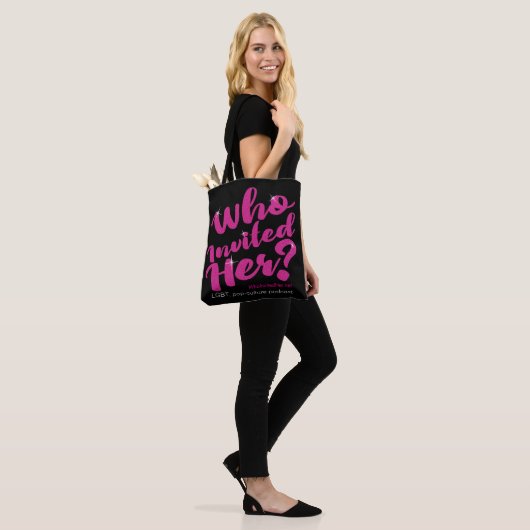 WIH All-Over-Print Canvas tas, middelgroot Draagtas (Op model)